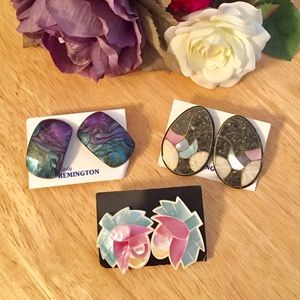 Lot of Vintage 80s Earrings